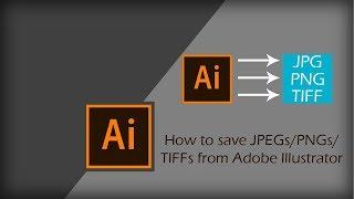 How to save a JPEG in Adobe Illustrator | Illustrator Tutorial