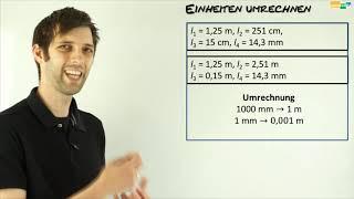 Mathecoach: Einheiten umrechnen