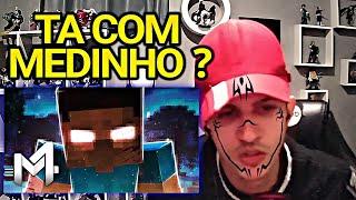 Herobrine (Minecraft) - Sua Pele & Olhos Brancos | M4rkim - REACT