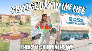 COLLEGE DAY IN MY LIFE AT TEXAS TECH UNIVERSITY