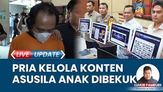 Pria Malang Ditangkap Anggota Tim Siber Polda Jatim karena Kelola Konten Pornografi Diperankan Anak