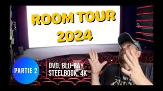 ROOM TOUR 2024 : MA COLLECTION COMPLÈTE DVD, BLURAY, STEELBOOK, 4K (PARTIE 2)