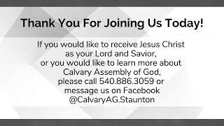 12/31/23 - Calvary Assembly of God Live Service