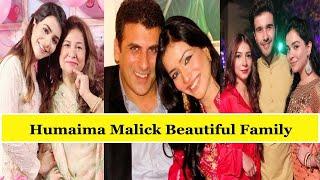 Humaima Malick with her Family