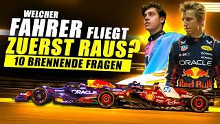 10 Formel 1 Brennpunkte 2025: Welcher Fahrer fliegt zuerst raus? Wer wird Weltmeister?