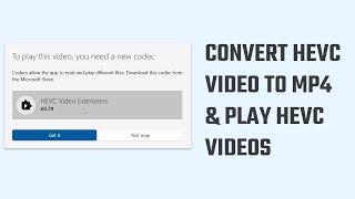 How to Play HEVC Videos? Convert HEVC video to MP4 with Handbrake | 2023