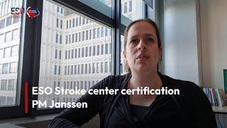 ESO Stroke center certification PM Janssen