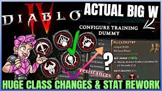 Diablo 4 - MASSIVE Class Buffs, Nerfs, Damage Rework, New Uniques, Target Farming & More - Season 2!