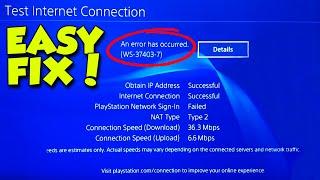 ️ PS4 (WS-37403-7) ERROR  | How to fix Sign In Failed [Working 2021]