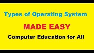 Types of Operating System | Graphical User Interface (GUI) | Command Line Interface (CLI)