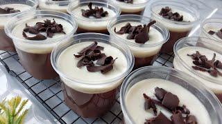 Puding Coklat Terenak Sangat Legit Dan Creamy | Chocolate Pudding Recipe