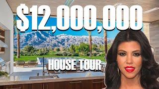 Kourtney Kardashian Travis Barker $12 Million Palm Springs, CA House Tour | Celebrity Home Shopping