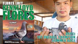 1ST OVERALL CHAMPION SUMMER RACE - KENNLLOYD FLORES - FLORES LOFT