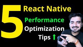 5 React Native Performance Optimization  Tips    | Engineer Codewala
