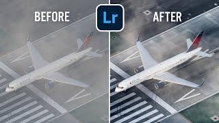 BEGINNER LIGHTROOM Tutorial - Aviation Photography