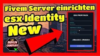 Fivem Server einrichten # 356 // New ESX Identity // Einfügen  Installieren Tutorial esx Fivem