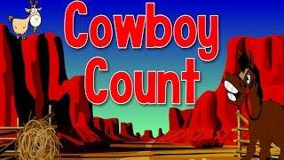 Cowboy Count | Count to 100 and Exercise | Jack Hartmann