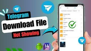 How To Fix Telegram Downloaded Media Files Not Showing | Telegram Downloaded Files Missing 2024