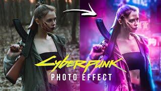 How To Cyberpunk Yourself in Photoshop!