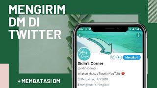 Cara Mengirim Pesan di Twitter - DM di Twitter