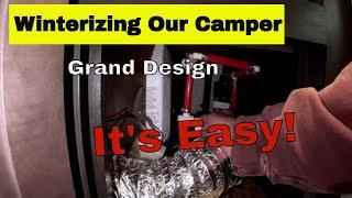 Winterizing Our Camper - Grand Design Momentum 25G