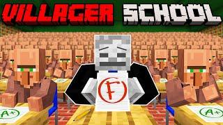 Minecraft but I FAIL VILLAGER SCHOOL