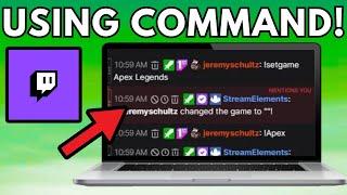 How To Change Twitch Title As A Mod In Chat Using command