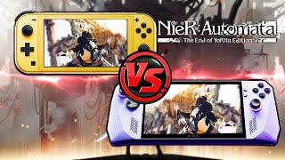 Which Handheld Plays Nier Automata BETTER?...Nintendo Switch VS ROG Ally