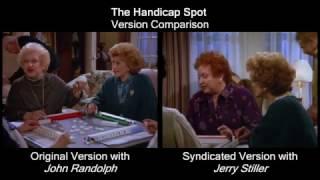 Seinfeld - The Handicap Spot: John Randolph vs Jerry Stiller, side by side