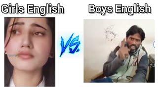 Girls VS Boys English  #meme