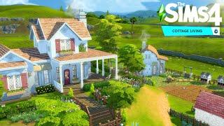 Family Farmhouse On The Hill ~ Sims 4 Cottage Living Early Access Speed Build (No CC)