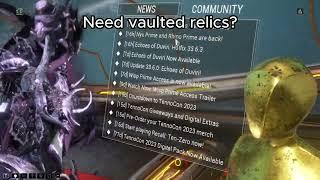 Warframe - Need to Buy Vaulted Relics?