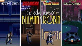 The Adventures of Batman & Robin [1994] Genesis vs SNES vs GG vs Sega CD (Version Comparison)