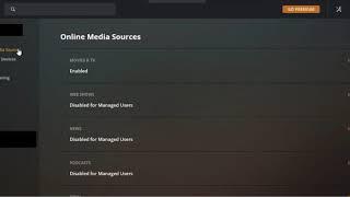 Plex - Disable Movie & TV Ads section
