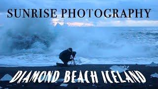 Diamond Beach Iceland | HUGE WAVES! | Sunrise Photography