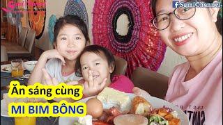 Phần 9 DU LỊCH SAPA | Nhà MiBimBong Ăn Sáng Bufet tại Khách Sạn Ở Sapa | Em Bông Ăn Giỏi Nhất Nhà