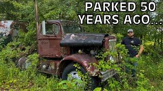 Abandoned Semi Truck Rescued from its Grave after 50 Years!