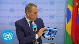 Israel: "This is Israel's 9/11" - Security Council Media Stakeout (8 October 2023) | United Nations