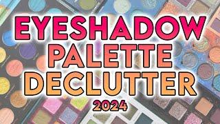 EYESHADOW PALETTE DECLUTTER 2024 ️ Melt, Nomad, Unearthly, & more