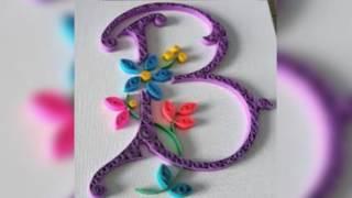 Types  of  Letter  ‘B’  QUILLING ..