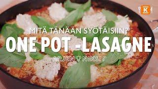 One pot -lasagne | Arjen niksit | K-Ruoka