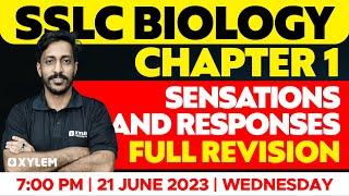 SSLC Biology | Chapter 1 - Sensations and Responses | Full Revision | Xylem SSLC