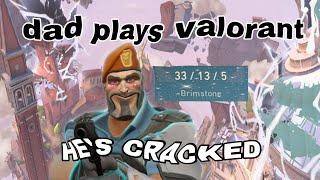 my dad plays valorant for the first time (ft: toxic teammates)