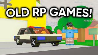 I Played Old Roblox Roleplay Games