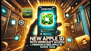 New Apple ID with Minecraft Access! | Premium & Free Apple ID Guide 2024