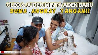 JUDIKA DAN DUMA LIHAT BABY BENE ,CLEO DAN JUDEO JADI PENGEN PUNYA ADIK LAGI