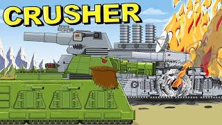 "Soviet Crushing Monster" Cartoons about tanks