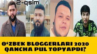 Uzbek blogerlari qancha pul topadi Eng boy blogerlar