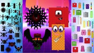 Uncannyblocks Band Different (1000-1000000) VS Numberblocks Band Re-Take (New Mod)