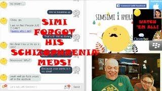 Simsimi the Funny Gross Chatbot | Simi Clearly Forgot His Schizophrenia Meds!